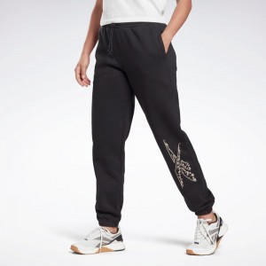 Tienda online de moda Pantalones Jogger Reebok Niños - Joggers Modern Safari Negros